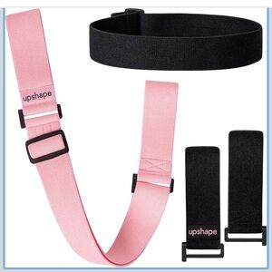 NWT Upshape Black & Pink Ribbon All Bands in One Resistance Long Hip Thrust Band
